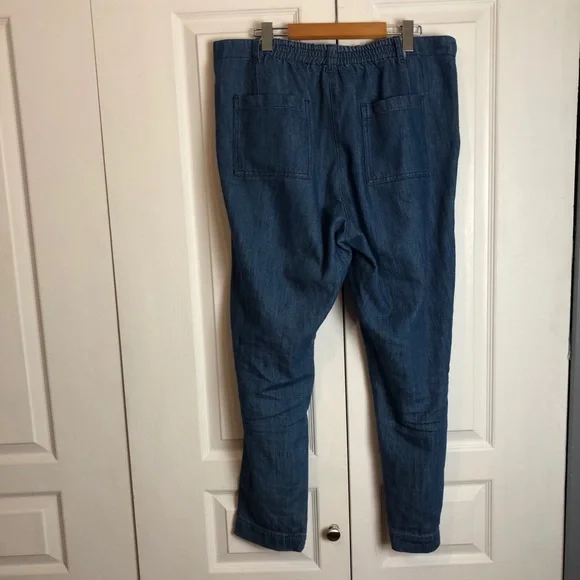 Denim Chambray Pants - Picture 5 of 9